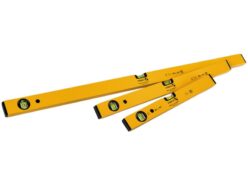 70 Single Plumb Box Section Spirit Level Set, 3 Piece