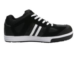 Cody Safety Trainers Black/White Stripe UK 10 EUR 44