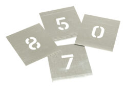 Set of Zinc Stencils – Figures 1.1/2in