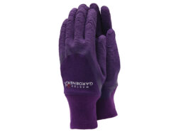 TGL272M Master Gardener Ladies’ Aubergine Gloves – Medium