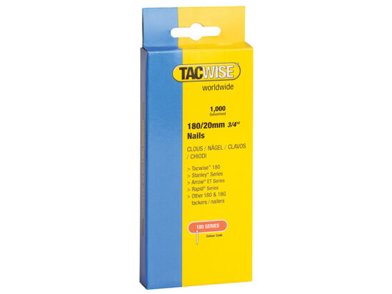 180 18 Gauge 25mm Nails (Pack 1000)