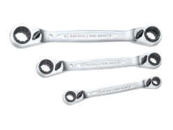 Multi Ratchet Ring Spanner Set of 3 8-19mm