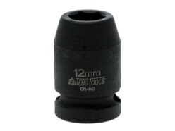 Impact Socket Hexagon 6-Point 1/2in Drive 12mm