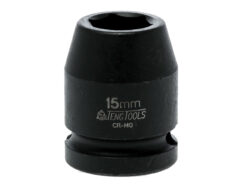 Impact Socket Hexagon 6-Point 1/2in Drive 15mm