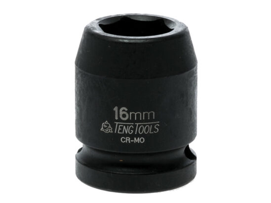 Impact Socket Hexagon 6-Point 1/2in Drive 16mm