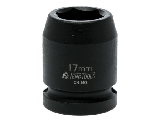 Impact Socket Hexagon 6-Point 1/2in Drive 17mm