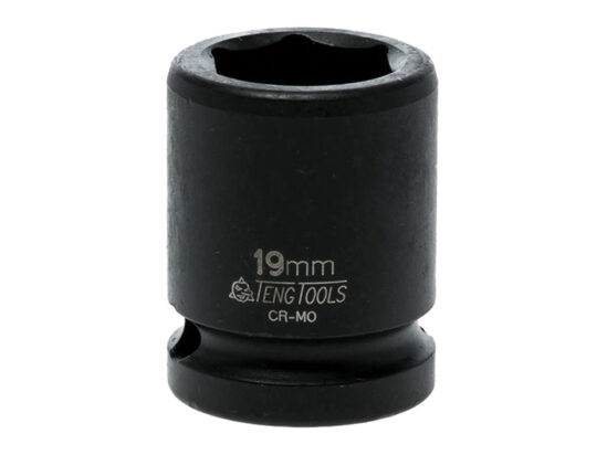 Impact Socket Hexagon 6-Point 1/2in Drive 19mm