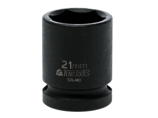 Impact Socket Hexagon 6-Point 1/2in Drive 21mm