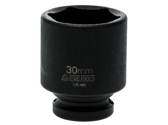 Impact Socket Hexagon 6-Point 1/2in Drive 30mm