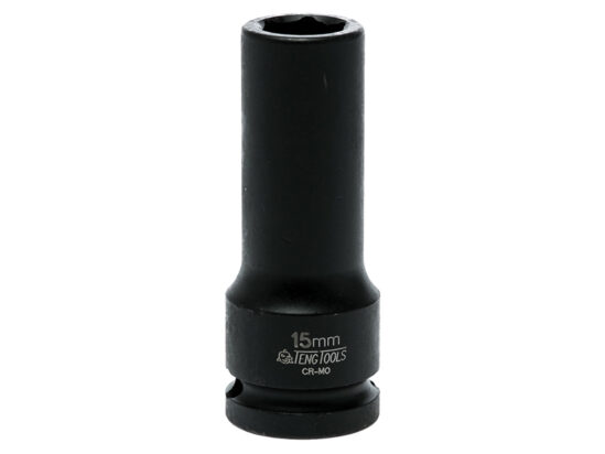 Deep Impact Socket Hexagon 6-Point 1/2in Drive 15mm