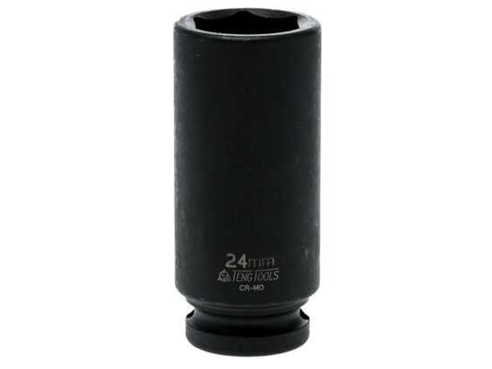 Deep Impact Socket Hexagon 6-Point 1/2in Drive 24mm