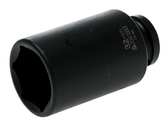 Deep Impact Socket Hexagon 6-Point 1/2in Drive 32mm