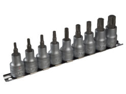 M1213TX Socket Clip Rail Set of 9 Internal TORX 1/2in Drive