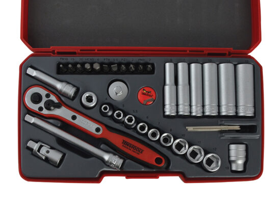 T1436 Socket Set of 36 Metric 1/4in Drive