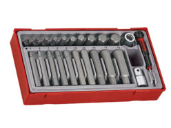 TTHEX23 Metric Hex Bit Socket Set, 23 Piece – 1/2in Drive