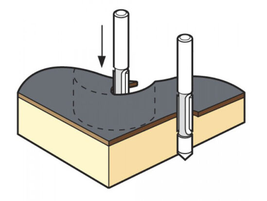 47/4 x 1/4 TCT Pierce & Trim Cutter 6.3 x 18mm