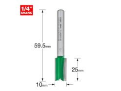 C016 x 1/4 TCT Two Flute Cutter 10.0 x 19.1mm