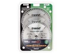 CraftPro Plunge Saw Blade 160 x 20mm x 48T (Pack 3)