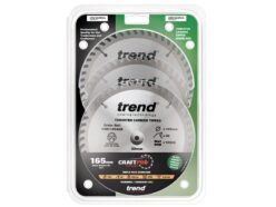 CraftPro Plunge Saw Blade 165 x 20mm x 48T (Pack 3)