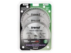 CraftPro Panel Trim Saw Blade 160 x 20mm x 48T (Pack 3)