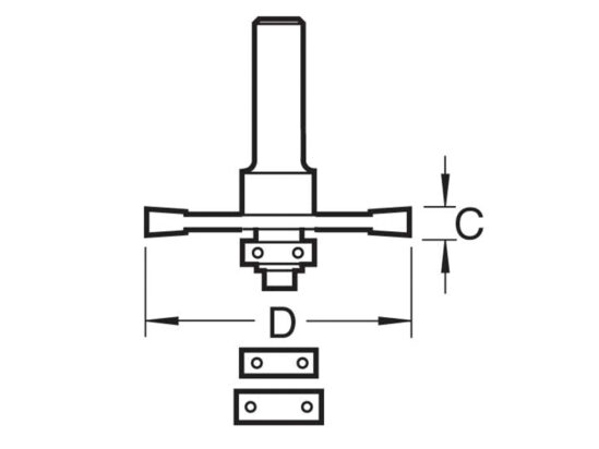 TR35 x 1/4 TCT Biscuit Jointer Set 4.0 x 37.2mm - Image 2