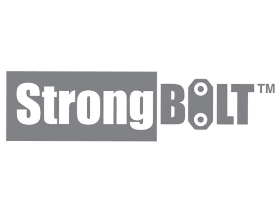 StrongBOLT 2100 Mortice Deadlock Rebate Kit 13mm Polished Brass Box