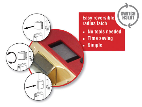 StrongBOLT 2205S 5 Lever Mortice Sashlock Stainless Steel 68mm 2.5in Visi - Image 2