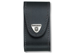 Black Leather Belt Pouch (5-8 Layer)