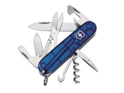 Climber Swiss Army Knife Translucent Blue Blister Pack