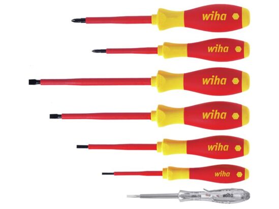 SoftFinish® electric SL/PH Screwdriver Set, 7 Piece