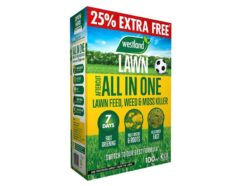 Aftercut All In One Lawn Feed, Weed & Moss Killer 80m² Box