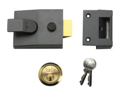 88 Standard Nightlatch 60mm Backset DMG Finish 60mm Backset Box