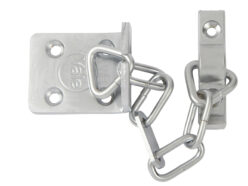 WS6 Security Door Chain – Satin Chrome Finish