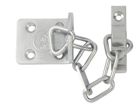 WS6 Security Door Chain - Satin Chrome Finish