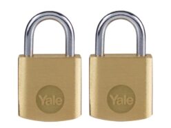 Brass Padlock 20mm (2 Pack)