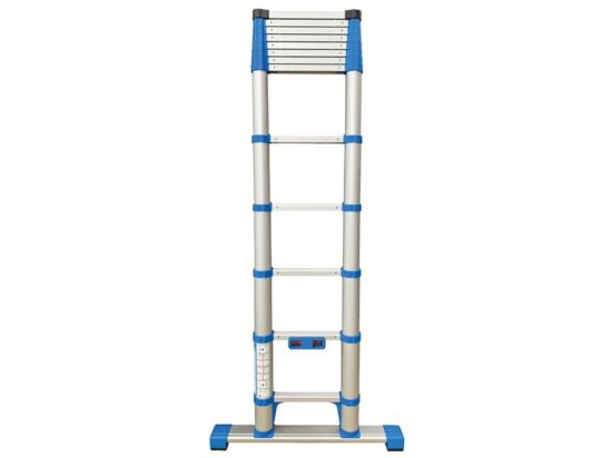 Compactstep L Telescopic Ladder & Stabiliser Bar 3.8m - Image 2