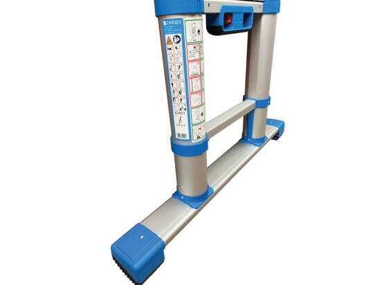 Compactstep L Telescopic Ladder & Stabiliser Bar 3.8m