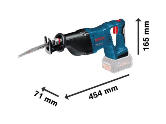 GSA 18 V-Li Professional Reciprocating Saw 18V 2 x 5.0Ah Li-ion - Image 2