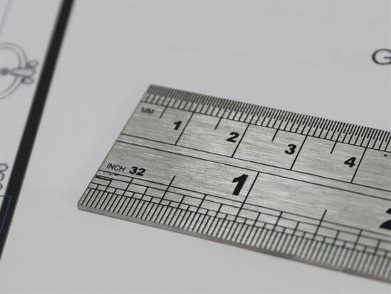 Steel Rule 1m / 39in x 30mm - Image 8