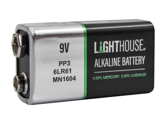 9V LR61 Alkaline Battery 1100 mAh (Single Pack) - Image 5