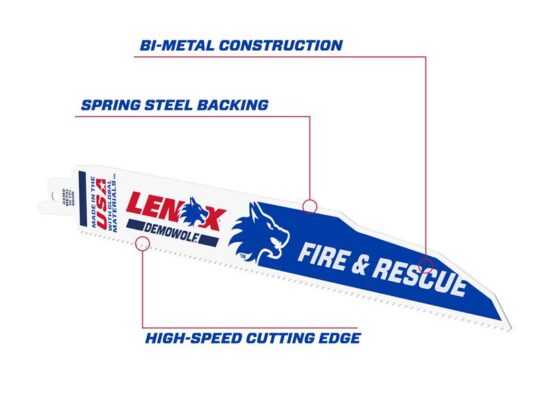 DemoWolf Reciprocating Saw Blade 229 x 25 x 1.6mm 18 TPI (Pack 5) - Image 4