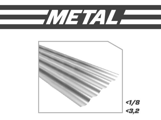 MetalWolf Wave Edge Reciprocating Saw Blade 152 x 19 x 0.9mm 24 TPI (Pack 5) - Image 5