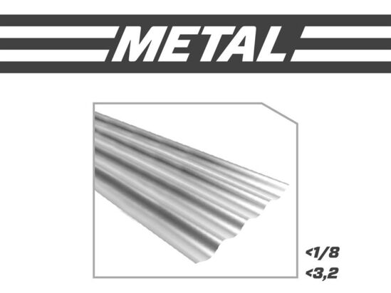 MetalWolf Wave Edge Reciprocating Saw Blade 203 x 19 x 0.9mm 24 TPI (Pack 5) - Image 5