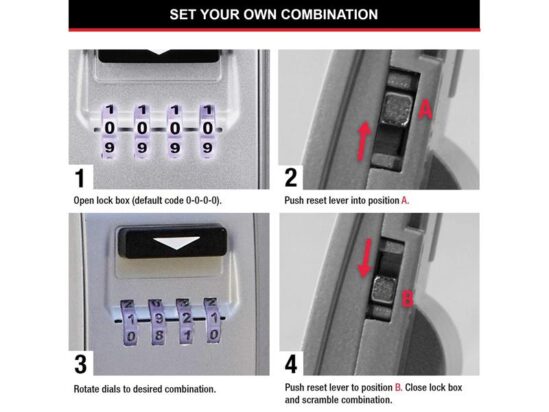 5425E Light Up Dial Select Access® Wall Mounted Key Box - Image 11