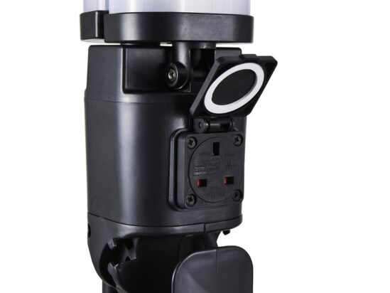 Area Tower Light with Outlet Socket 8000 Lumens - Image 3